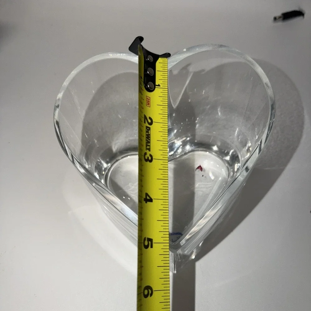 Handmade Crystal Badash Heart From Poland Candy Dish/Bowl‎